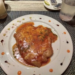 Cotoletta de Pollo a la Parmesana