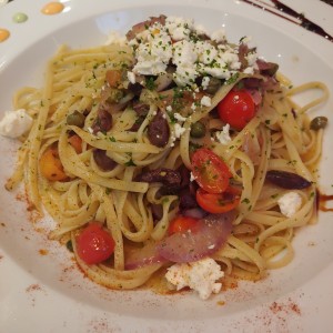 fettuccine a la griega