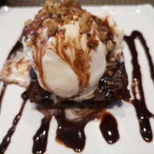 helado con brownie