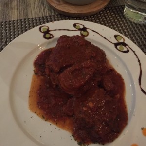 Osobucco de linguinni a la crema
