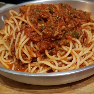 spaguetti a la bolognesa