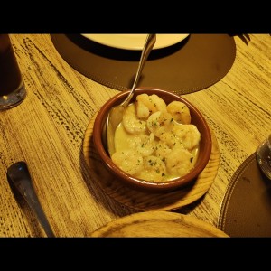 Entrantes - Camarones al Ajillo