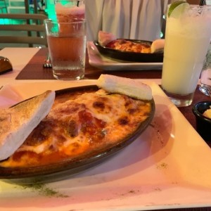 lasgana de pollo.