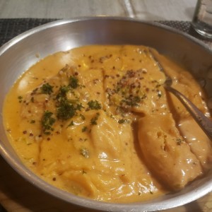 Ravioli con Salmon 