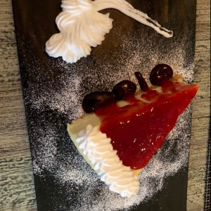 delicioso cheese cake de fresa