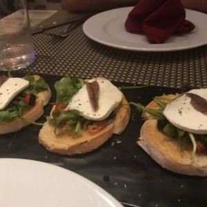 Antipasti - Bruschetta Strega