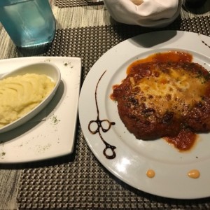 Milanesa de Pollo a la Parmesana