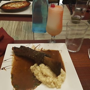 Corte angus con risotto