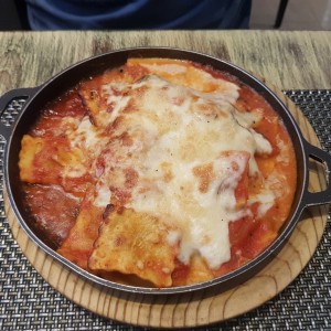 ravioles gratinados