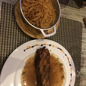 Corte de Rack de Cerdo al Grill