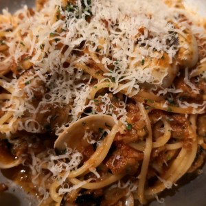 Espaguetis a la Vongole