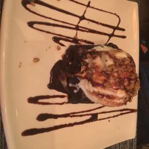Postres - Brownie con Helado