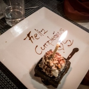 Postres - Brownie con Helado