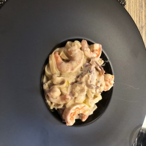Pasta con Camarones