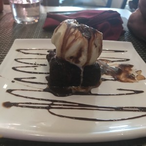Postres - Brownie con Helado
