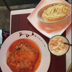 Milanesa de Pollo a la Parmesana