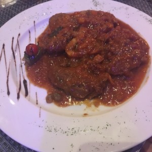 Ossobuco de Res con Pasta a la Crema