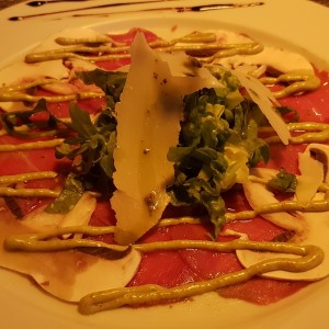 carpaccio di manzo
