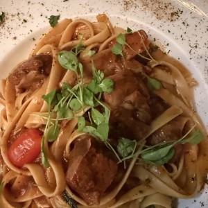 Fetuccini en Estofado de Shorts Ribs