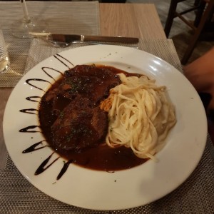stratocco con linguini 4 quesos