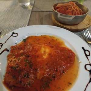 milanesa de pollo