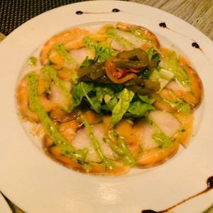 carpaccio de salmon