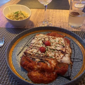 Filete de res a la parmigiana