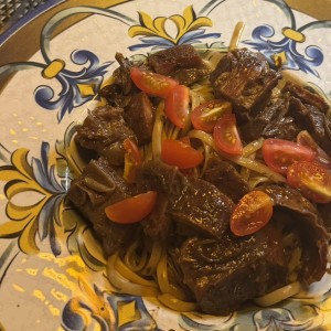 Fetuccini en Estofado de Shorts Ribs