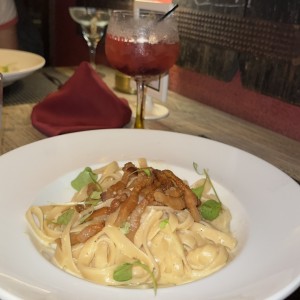 Fetuccini a la Carbonara 