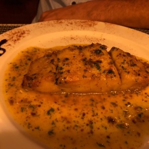 corvina al ajillo