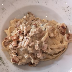 fetuccine la strega con pollo