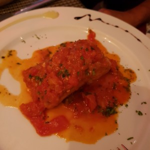 Filete de Corvina a la Livornesa
