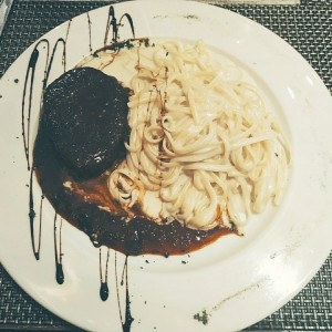 Extracotto con Linguini a la 4 quesos