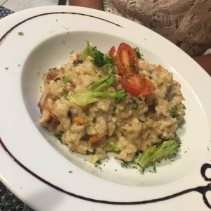 risoto de hongos