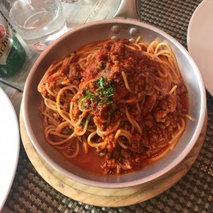Espaguetti a la Bolognesa