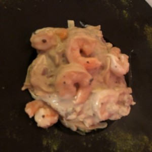 Fettuchini Strega con Camarones