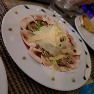 Antipasti - Carpaccio Strega