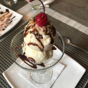helado de vainilla