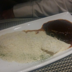 Extracotto con ravioli a los 4 quesos