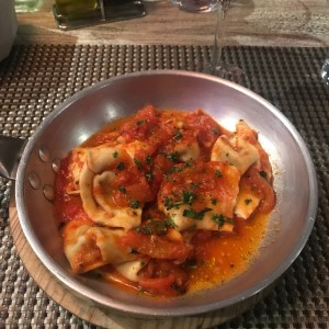Tortellini con cordero, sugerencia del chef