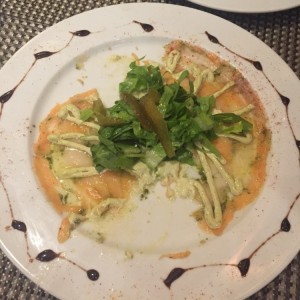 carpaccio de salmon