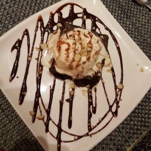 Postres - Brownie con Helado