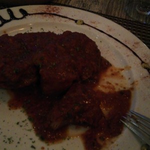Ossobuco de Res con Linguini a la Crema