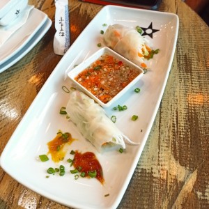 Rollitos de Papel de Arroz de Pollo
