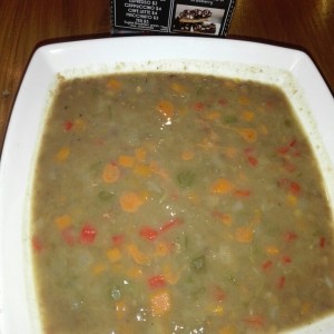 Sopa de lentejas