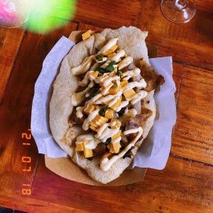 Hojaldre con puerco