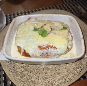 Lasagna de pollo