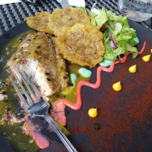 Filete de pescado a la maracuya