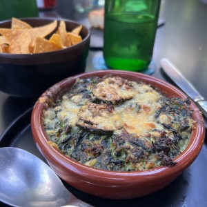Dip de Espinacas y Alcachofas