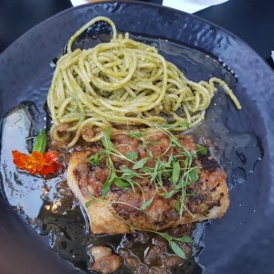 Cobia en Vino blanco